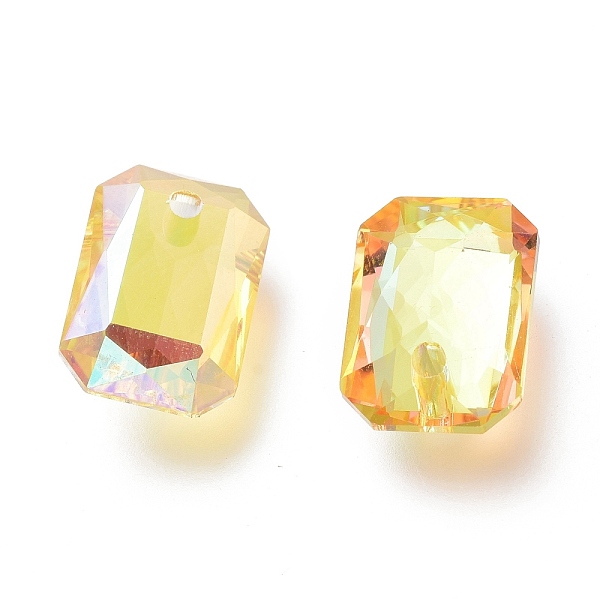 

PandaHall Glass Rhinestone Pendants, Faceted, Rectangle, Sun, 11.5x8x4.5mm, Hole: 1.4mm Rhinestone Rectangle Orange