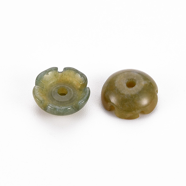 

PandaHall Natural Indian Agate Beads, Flower, 10x10x4mm, Hole: 1.5mm Indian Agate Flower
