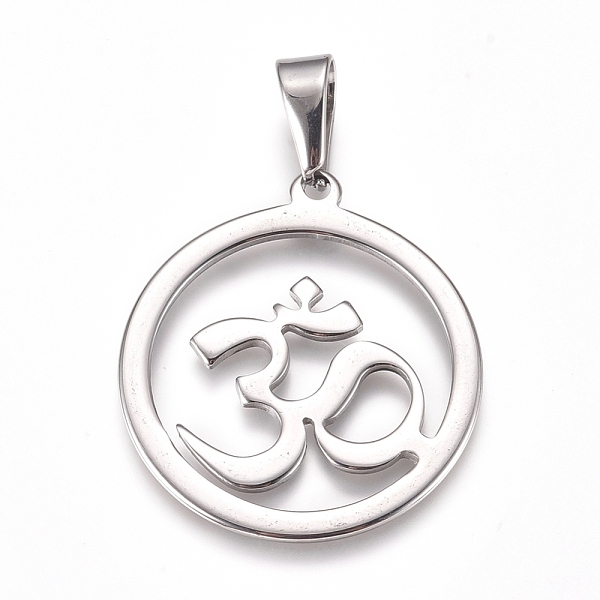Non-Tarnish Yoga 304 Stainless Steel Pendants