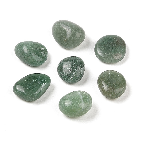 

PandaHall Natural Green Aventurine Beads, Nuggets, No Hole/Undrilled, Tumbled Stone, 16~24x14~18x6~12mm Green Aventurine Nuggets