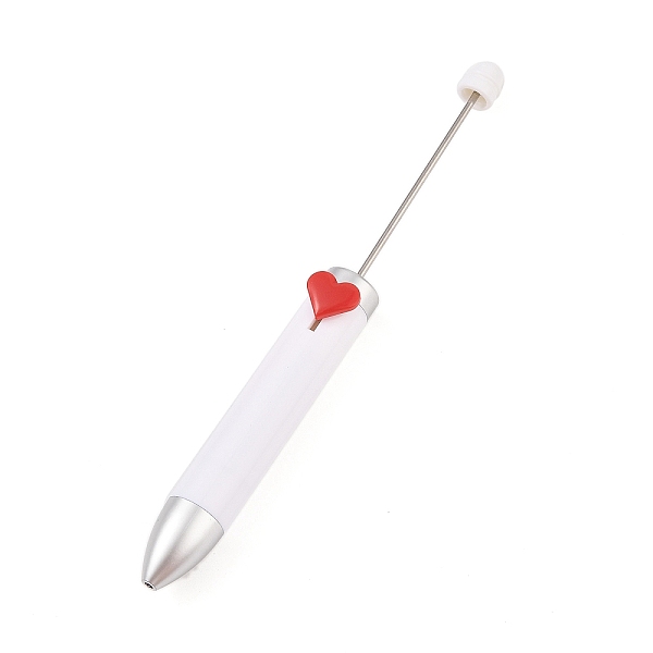 Penna a sfera in plastica a forma di cuore