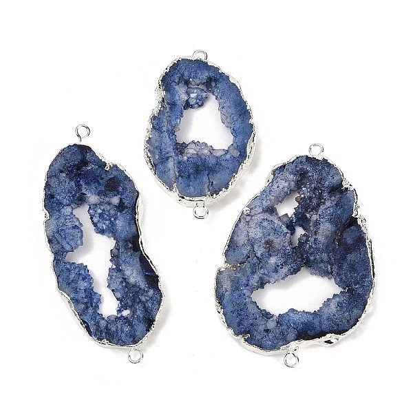 Dyed Natural Druzy Agate links