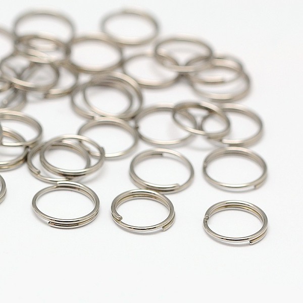 

PandaHall Stainless Steel Split Rings, Double Loops Jump Rings, Stainless Steel, 8x0.6mm, about 7mm inner diameter, about 95pcs/10g...