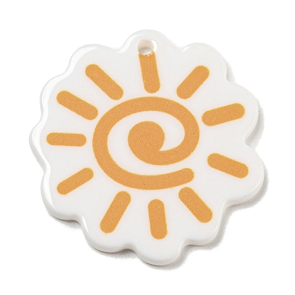 

PandaHall Acrylic Pendants, Sun, 29x27.5x2mm, Hole: 1.6mm Acrylic Sun
