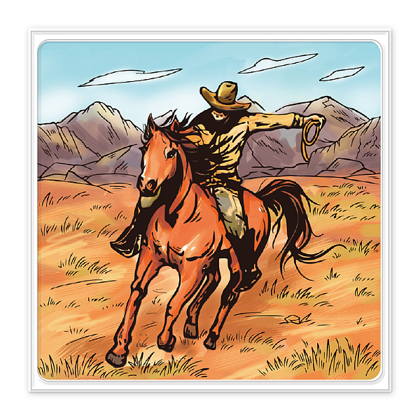 

PandaHall PVC Sakura Stamp, for DIY Scrapbooking, Horse, 100x100mm Plastic Horse