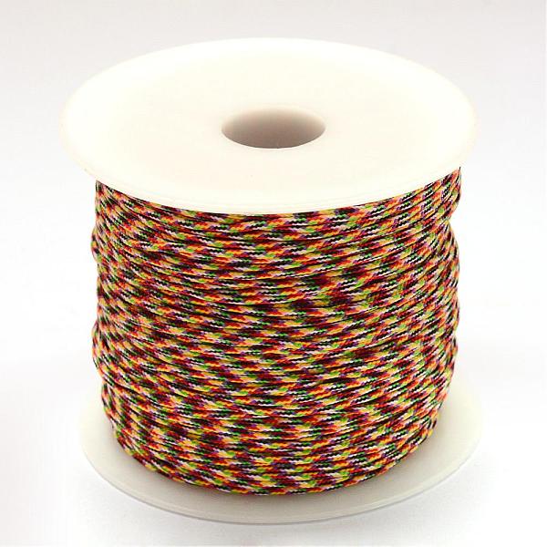 

PandaHall Nylon Thread, Colorful, 2.0mm, about 49.21 yards(45m)/roll Nylon
