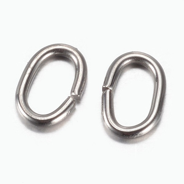 

PandaHall 201 Stainless Steel Quick Link Connectors, Linking Rings, Oval, Stainless Steel Color, 7x5x1mm, Hole: 3x5mm 201 Stainless Steel...