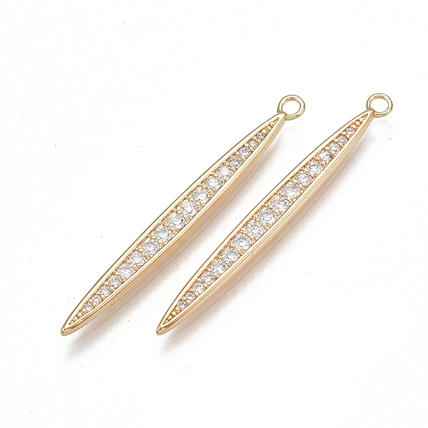Brass Micro Pave Cu… - image