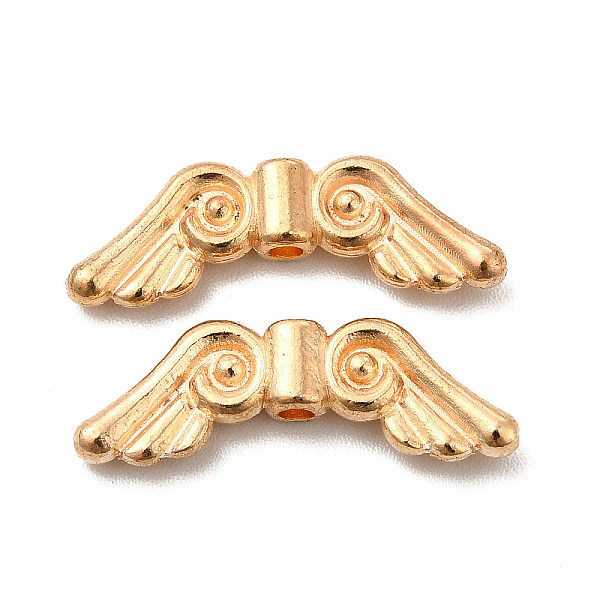 

PandaHall Alloy Beads, Wing, Light Gold, 7x21x3mm, Hole: 1.6mm Alloy Wing