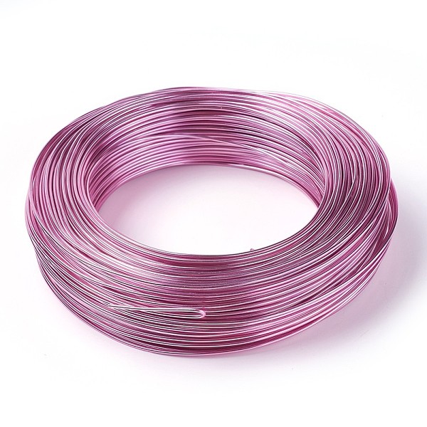 

PandaHall Round Aluminum Wire, Flexible Craft Wire, for Beading Jewelry Doll Craft Making, Hot Pink, 12 Gauge, 2.0mm, 55m/500g(180.4...