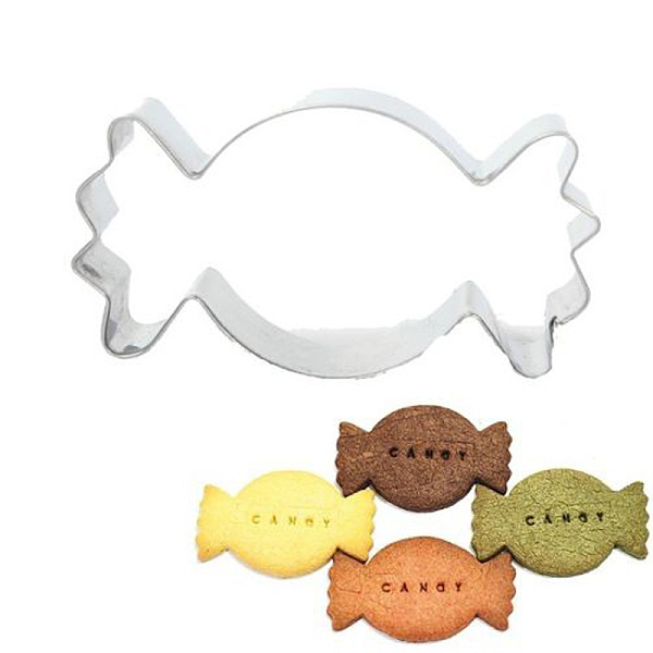 PandaHall 304 Stainless Steel Cookie Cutters, Cookies Moulds, DIY Biscuit Baking Tool, Candy, Stainless Steel Color, 40x84x17mm 304...