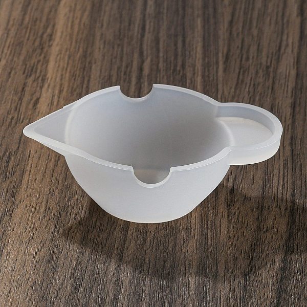 

PandaHall Silicone Epoxy Resin Mixing Cups, Resin Dispensing Cups, Resin Craft DIY Tools, White, 63x42x22mm, Inner Diameter: 15~21mm...
