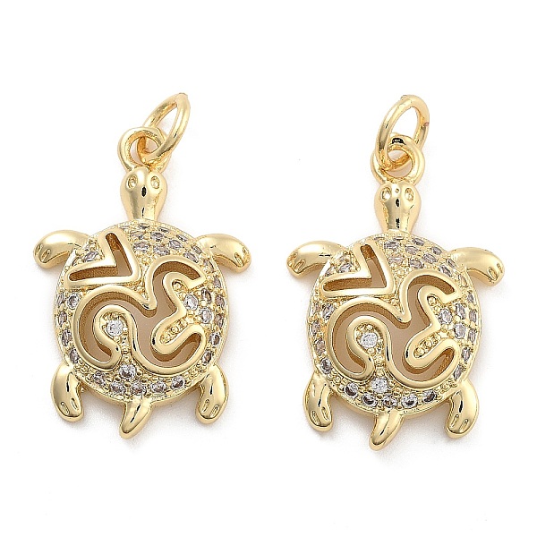 

PandaHall Brass Pave Clear Cubic Zirconia Pendants, Tortoise, with Jump Ring, Tortoise, 20x14x5mm, Hole: 5mm Brass+Cubic Zirconia Tortoise...