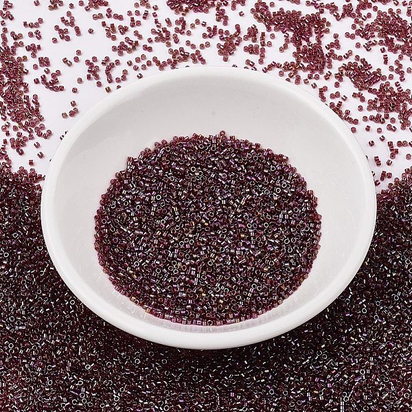

PandaHall MIYUKI Delica Beads, Cylinder, Japanese Seed Beads, 11/0, (DB2375) Inside Dyed Red, 1.3x1.6mm, Hole: 0.8mm, about 2000pcs/10g...