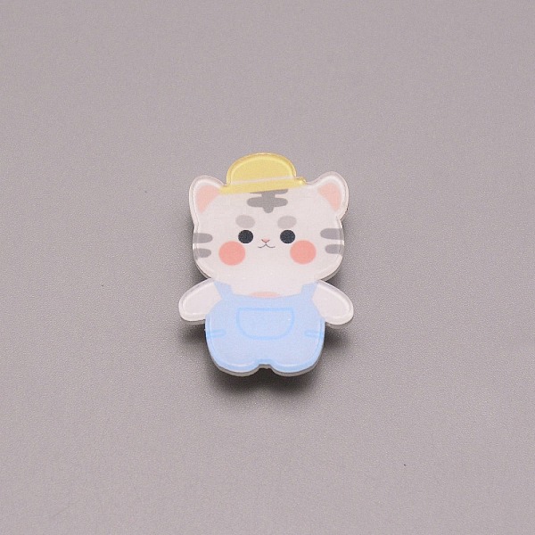 

PandaHall Tiger Chinese Zodiac Brooch Pin, Cute Animal Acrylic Lapel Pin for Backpack Clothes, White, Sky Blue, 30x22x7mm Acrylic 12 Chinese...