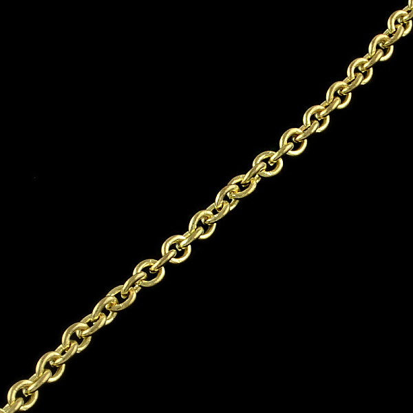 

PandaHall Iron Cable Chains, Unwelded, with Spool, Oval, Light Gold, 4x3x0.8mm, about 328.08 Feet(100m)/roll Iron
