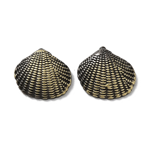 

PandaHall Tibetan Style Brass Beads, Cadmium Free & Lead Free, Shell Shape, Antique Bronze, 11.5x12.5x1.5mm, Hole: 1mm Brass Shell Shape