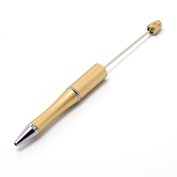 Penna a sfera in plastica con perline