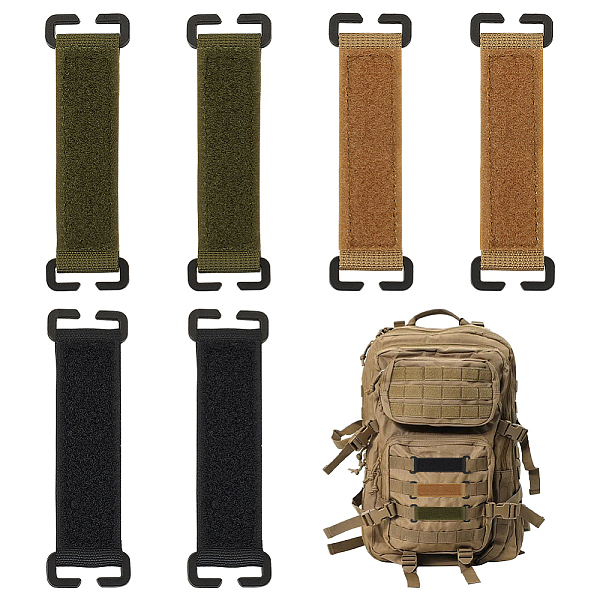 

PandaHall AHANDMAKER 6 pcs Colorful Patch Panel with Loop Hook and Loop Tactical Morale Patches for Backpacks Military Army Patches Hook and..., Multicolor