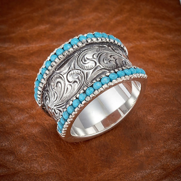 Retro Alloy & Turqu… - image