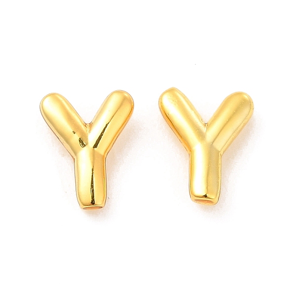 

PandaHall Brass Hollow Out Initial Letter Stud Earrings for Women, Real 18K Gold Plated, Lead Free & Cadmium Free, Letter.Y, 7x5.5x1.5mm...