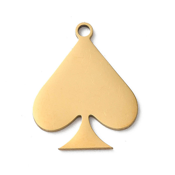 

PandaHall 201 Stainless Steel Pendants, Laser Cut, Heart Charm, Golden, 20x16x1mm, Hole: 1.8mm 201 Stainless Steel Heart