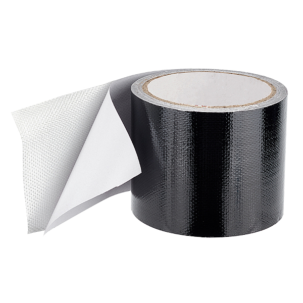 

PandaHall Waterproof Repair Adhesive Tape, Repairing Tears, Cracks, & Leaks, for Backpack, Tent, Awnings, Inflatable Mattresses, Black, 78mm...