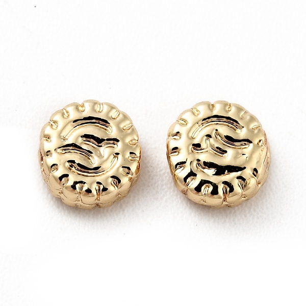 

PandaHall Rack Plating Alloy Beads, Long-Lasting Plated, Cadmium Free & Lead Free, Flat Round, Real 14K Gold Plated, 4.5x2mm, Hole: 0.8mm...