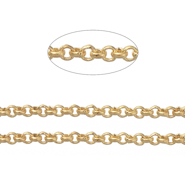 

PandaHall Brass Rolo Chains, Belcher Chains, Soldered, Long-Lasting Plated, with Spool, Cadmium Free & Nickel Free & Lead Free, Golden...