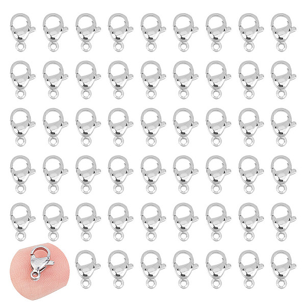 

PandaHall UNICRAFTALE 200pcs Stainless Steel Lobster Claw Clasps Jewelry Fastener Hook End Claw Clasp Metal Clasps for Jewelery Making...
