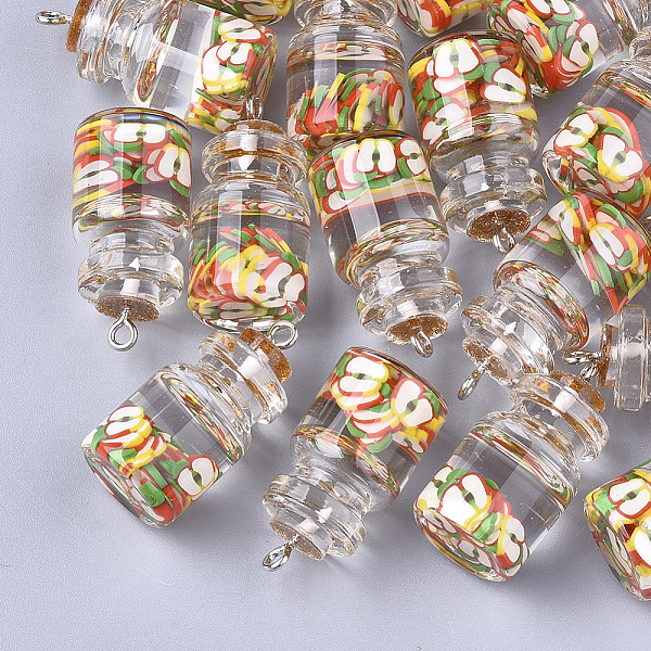 Glass Bottle Pendants
