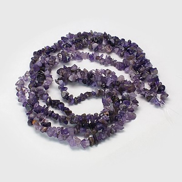 

PandaHall Gemstone Beads Strands, Natural Amethyst, Nugget, 5~12x4~7x2~7mm, Hole: 1mm Amethyst Others Purple