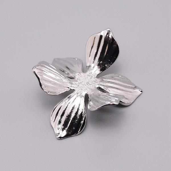 

PandaHall Alloy Display Holder, for Crystal Ball, Leaf, Platinum, 6.4x6.2x3.55cm Alloy