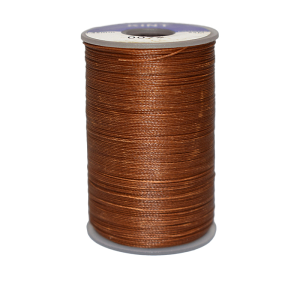 

PandaHall Waxed Polyester Cord, 6-Ply, Sienna, 0.55mm, about 38.27 yards(35m)/roll Waxed Polyester Cord Round Brown