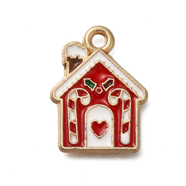 Navidad aleación tema colgantes de esmalte