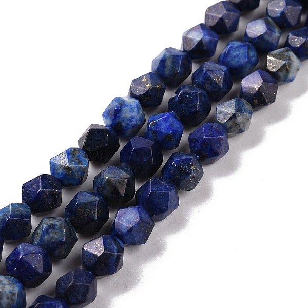 Pierre Naturelle Facettée Brins De Perles De Lapis-lazuli