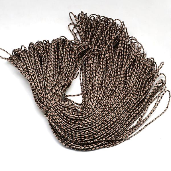 

PandaHall Polyester & Spandex Cord Ropes, 1 Inner Core, Camel, 2mm, about 109.36 yards(100m)/bundle Polyester Brown