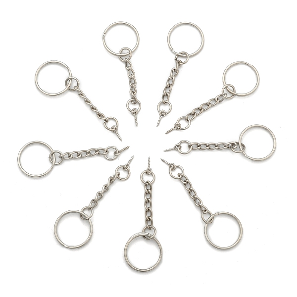 Iron Split Key Rings