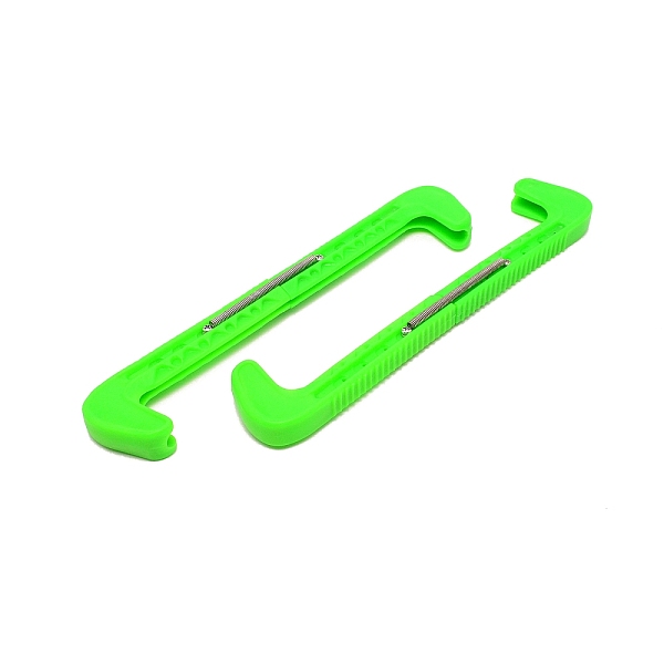 PandaHall Anti-Slip PVC Overshoes, for Snow Walking, Hiking, Climbing, Lime, 307x23~26x20mm, 2pcs/set Plastic Green