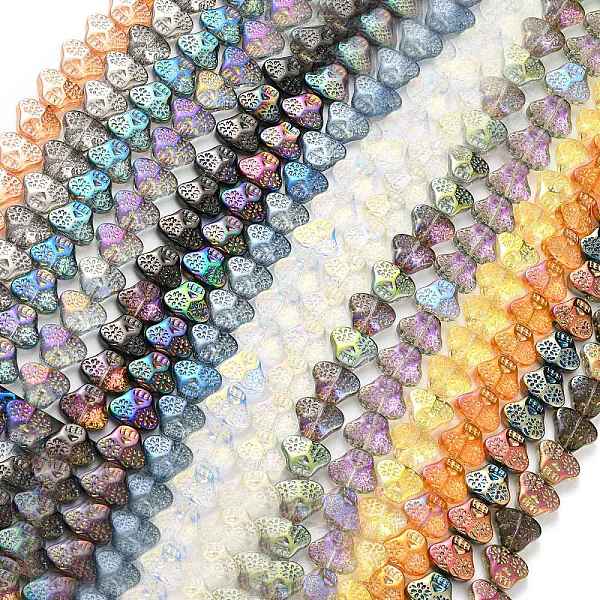 

PandaHall Transparent Electroplate Glass Beads Strands, Mixed Style, Skull Head, Mixed Color, 16x19x7mm, Hole: 1.2mm, about 40pcs/strand..., Multicolor