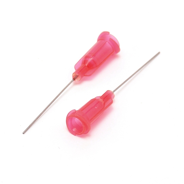 

PandaHall Plastic Fluid Precision Blunt Needle Dispense Tips, with 201 Stainless Steel Pin, Deep Pink, 4.25x0.75cm, Inner Diameter: 0.42cm...
