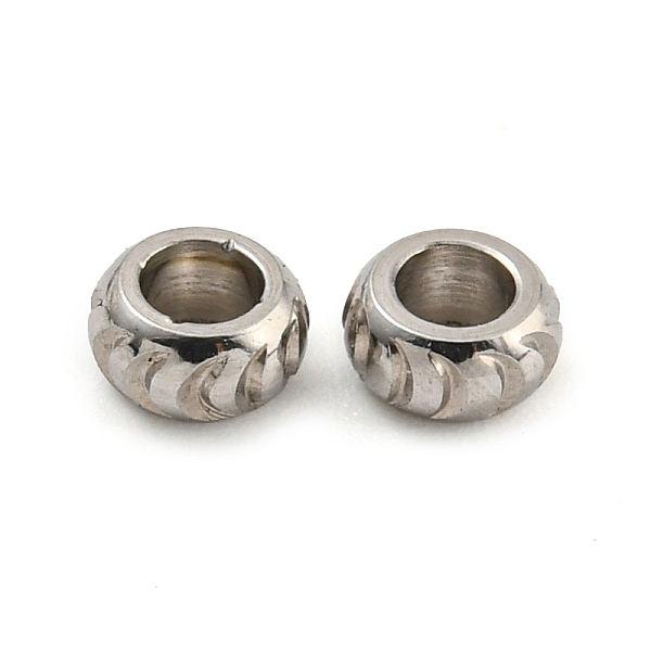 

PandaHall 304 Stainless Steel Beads, Rondelle, Stainless Steel Color, 4x2mm, Hole: 2mm 304 Stainless Steel Rondelle
