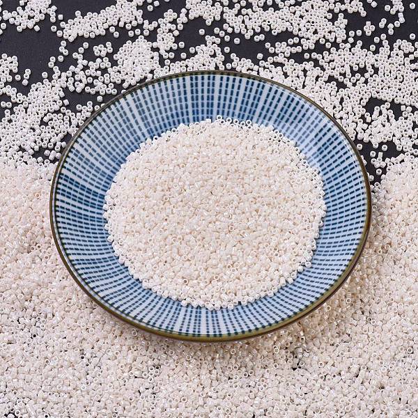 

PandaHall MIYUKI Delica Beads, Cylinder, Japanese Seed Beads, 11/0, (DB1500) Opaque Bisque White AB, 1.3x1.6mm, Hole: 0.8mm, about...