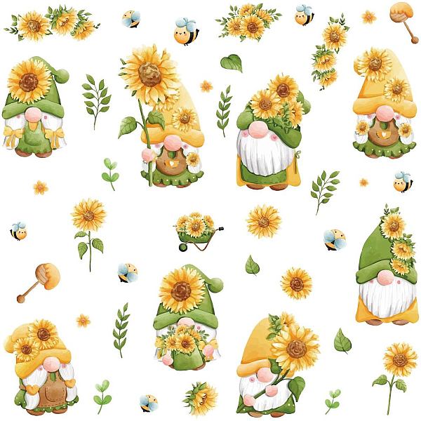 

PandaHall 8 Sheets 8 Styles PVC Waterproof Wall Stickers, Self-Adhesive Decals, for Window or Stairway Home Decoration, Gnome, 200x145mm, 1...