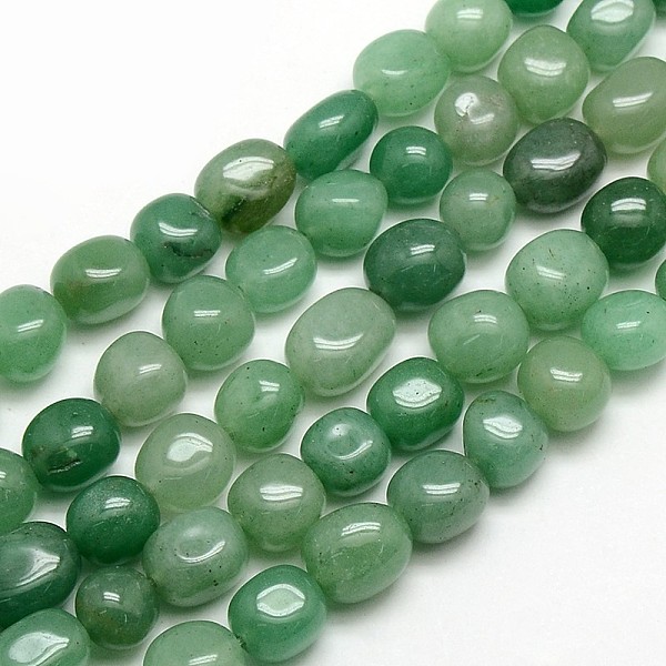 

PandaHall Natural Green Aventurine Nuggets Beads Strands, 8~12x8~12mm, Hole: 1mm, about 31~40pcs/strand, 15.5 inch Green Aventurine Nuggets...