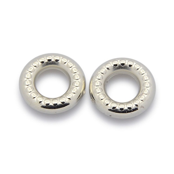 

PandaHall CCB Plastic Linking Rings, Platinum, 16x5mm Plastic Ring