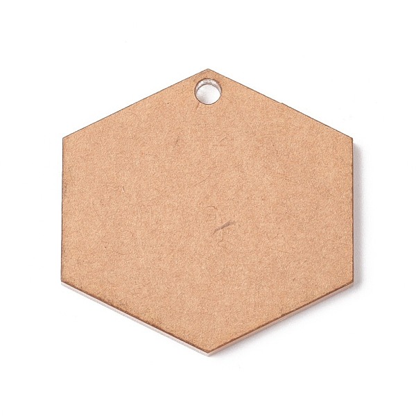 

PandaHall Acrylic Pendants, Hexagon, BurlyWood, 37x37.5x2.5mm, Hole: 3mm Acrylic Hexagon Orange