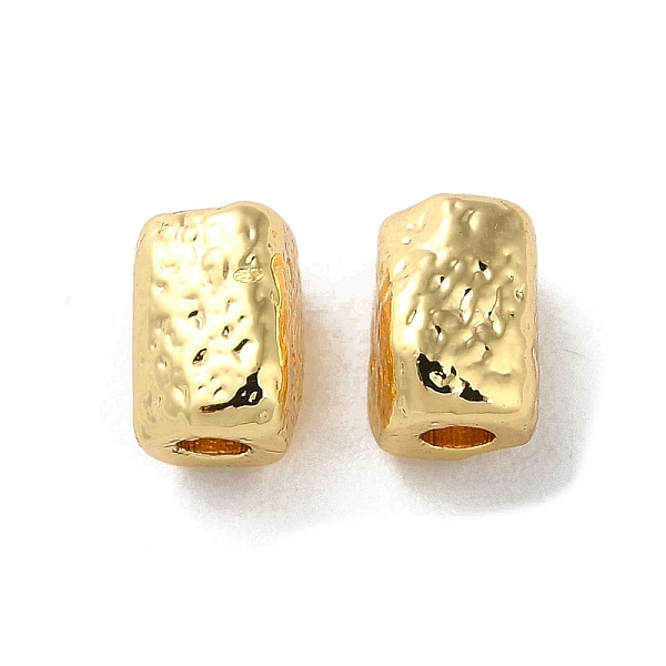 

PandaHall Brass Beads, Column, Real 18K Gold Plated, 6x4mm, Hole: 1.5mm Brass Column