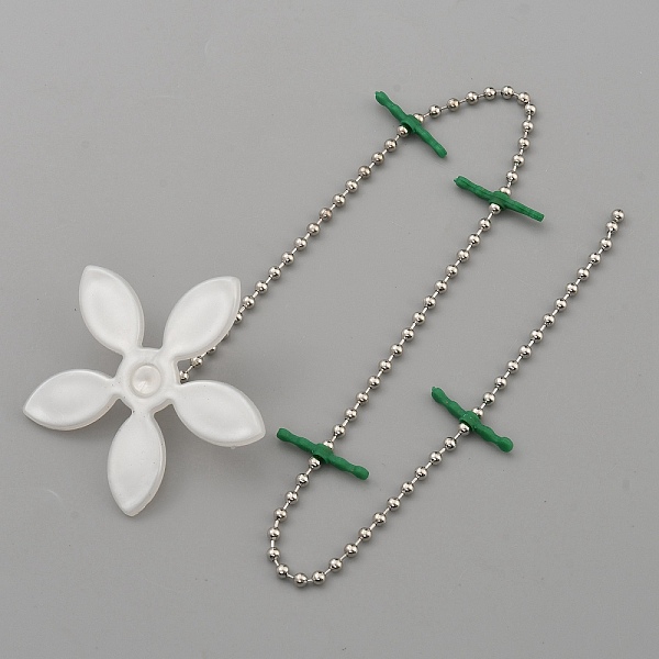 Crépines de vidange en plastique en forme de fleur filtre chaîne en fer