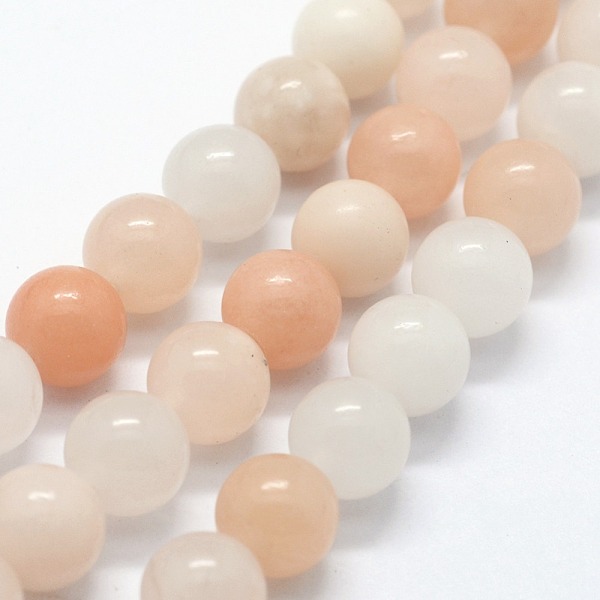 

PandaHall Natural Pink Aventurine Beads Strands, Round, 8mm, Hole: 0.8mm, about 47pcs/strand, 14.96 inch(38cm) Pink Aventurine Round